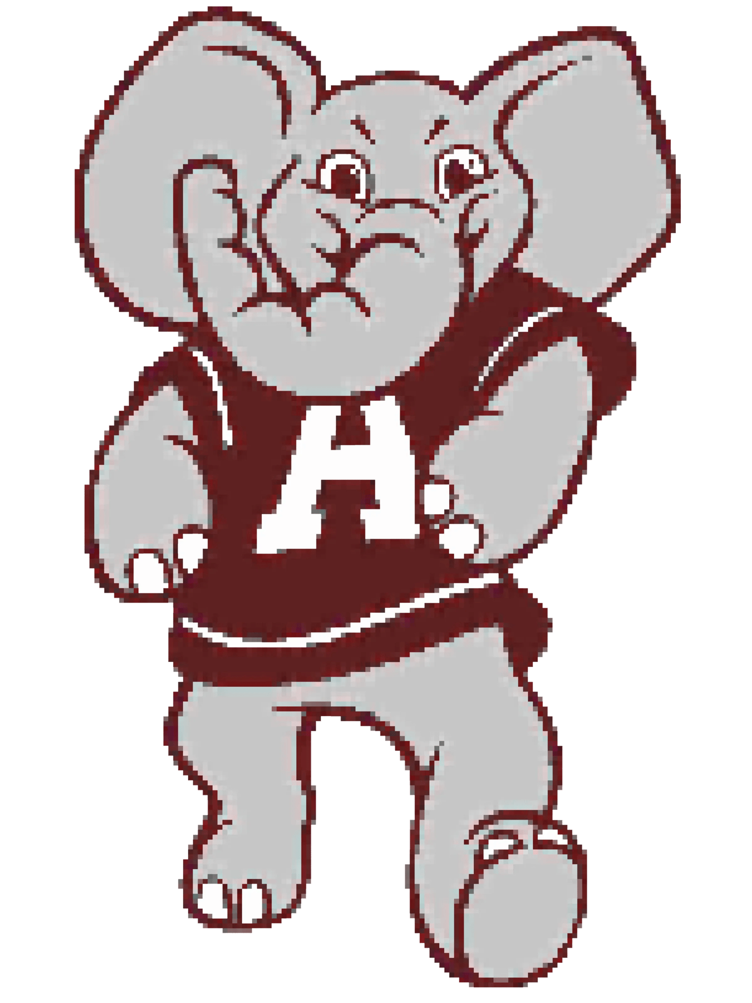 Vintage Alabama Elephant Mascot